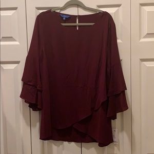 Beautiful wine colored blouse
